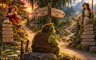 The Troll, the Crossroads, and Counterfeit Courage